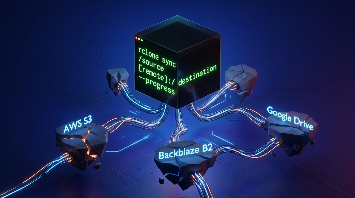 Rclone in Arch linux a comprehensive tutorial for begginers. Sync your machines, google drive and server in one tool!